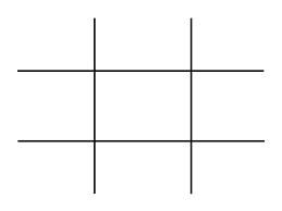 A Rule of Thirds grid, or a box split into ninths.